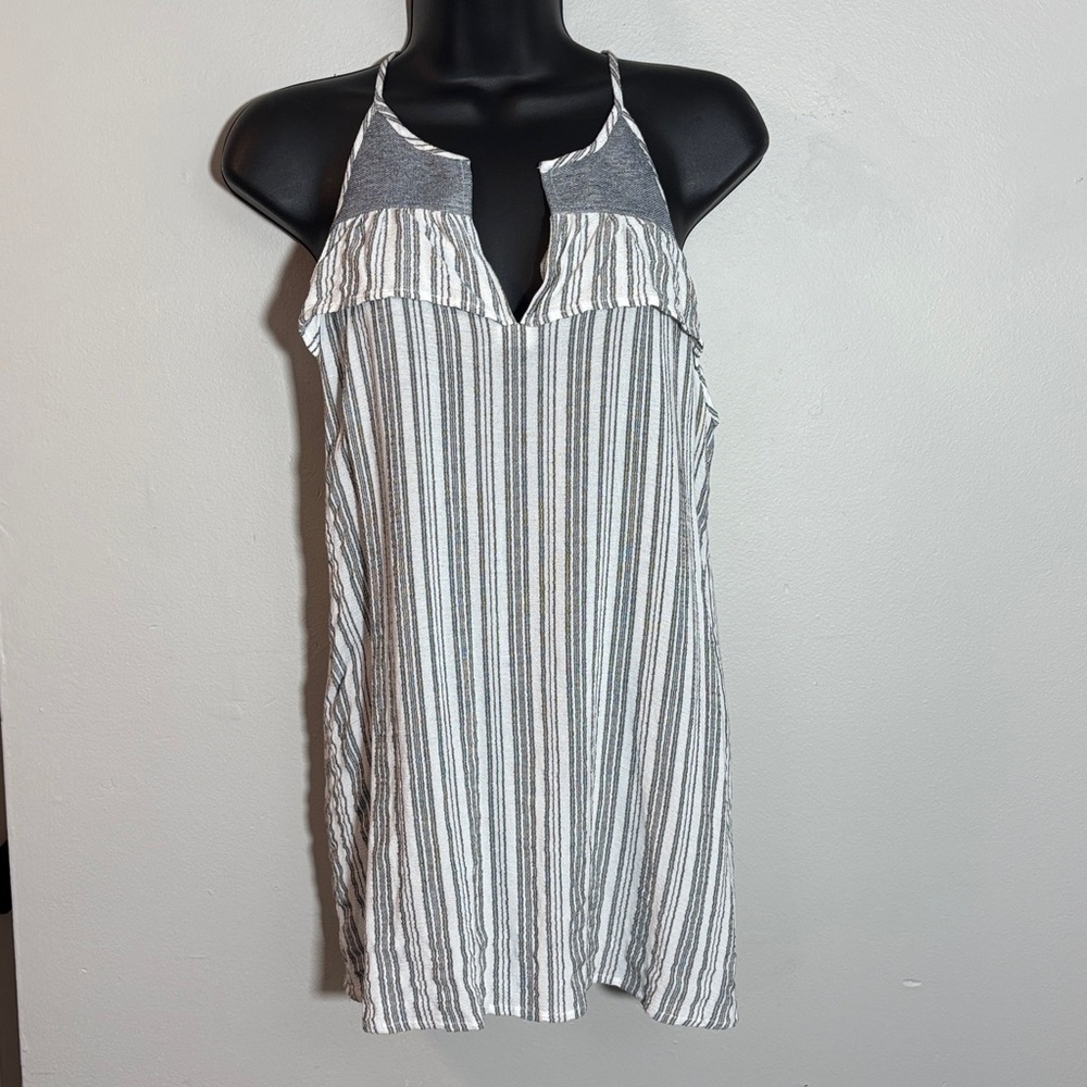 Doe & Rae Monochrome Striped Top